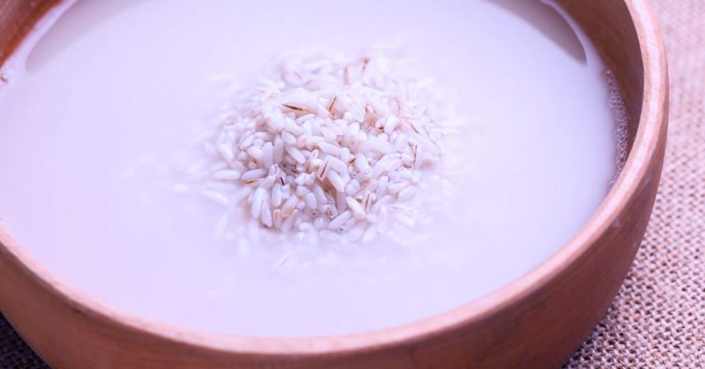 mascarilla de arroz avena y leche